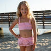 Pink Crochet Skirted Bikini