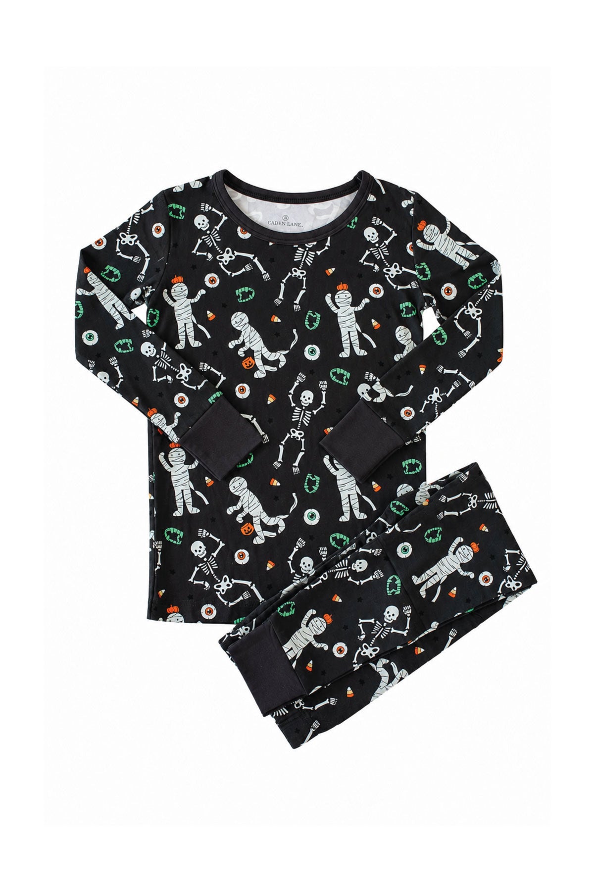 Halloween Glow-in-the-Dark 2pc Pajama Set Eye Want Candy detail