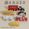 New York Wooden Car Set