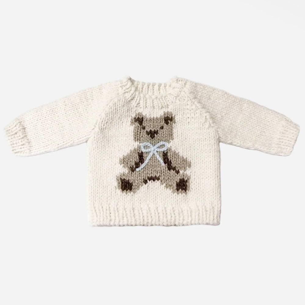 Teddy Bear Baby Sweater