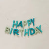 Happy Birthday Garland (Blue)