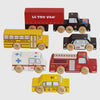 New York Wooden Car Set