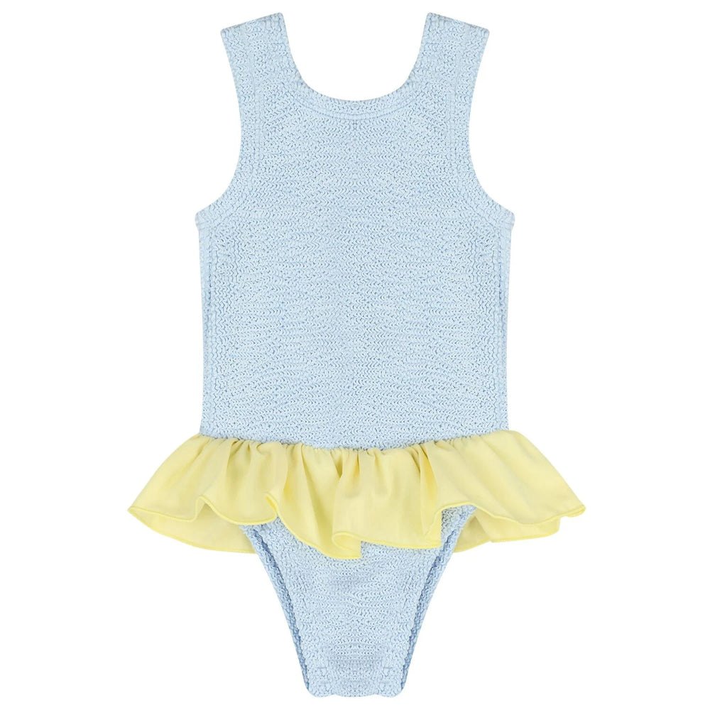 Kids Denise Swim - Blue/Butter