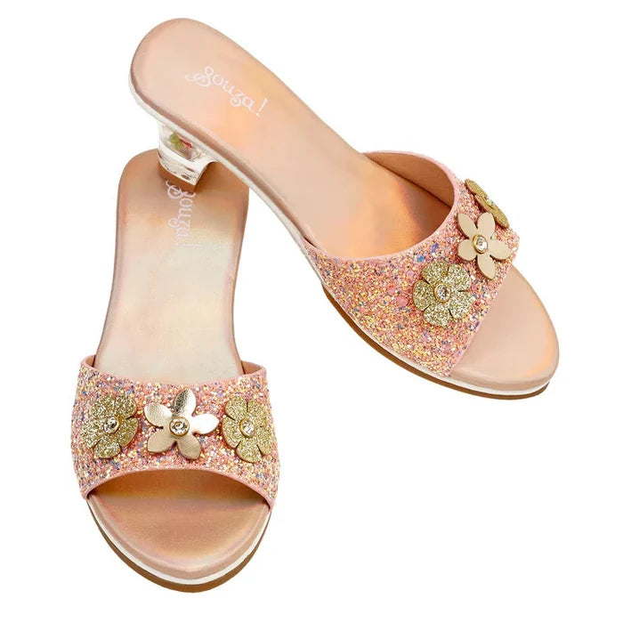 Gold Peach Play Heels