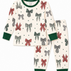 2-Piece Set Country Christmas Bows flat lay