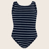 Hunza Classic Swim One Piece (Navy/White)