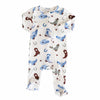 Boot Scootin’ Zipper Footie Pajama