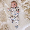 Boot Scootin’ Zipper Footie Pajama