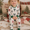 Toddler in 2-Piece Set Country Christmas Bows lifestyle photo
