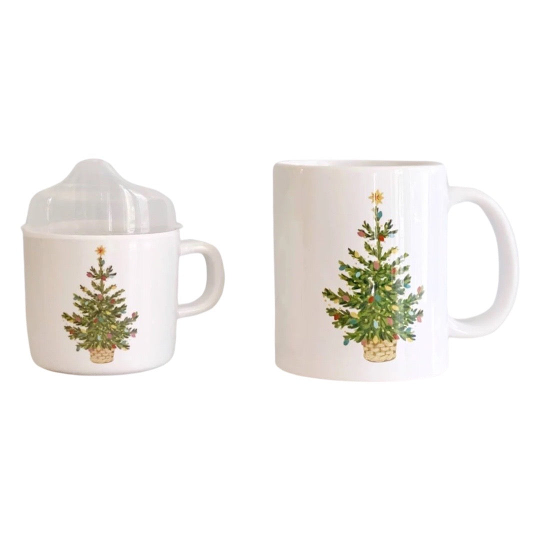 Christmas Tree Two of a Kind Cup Set
