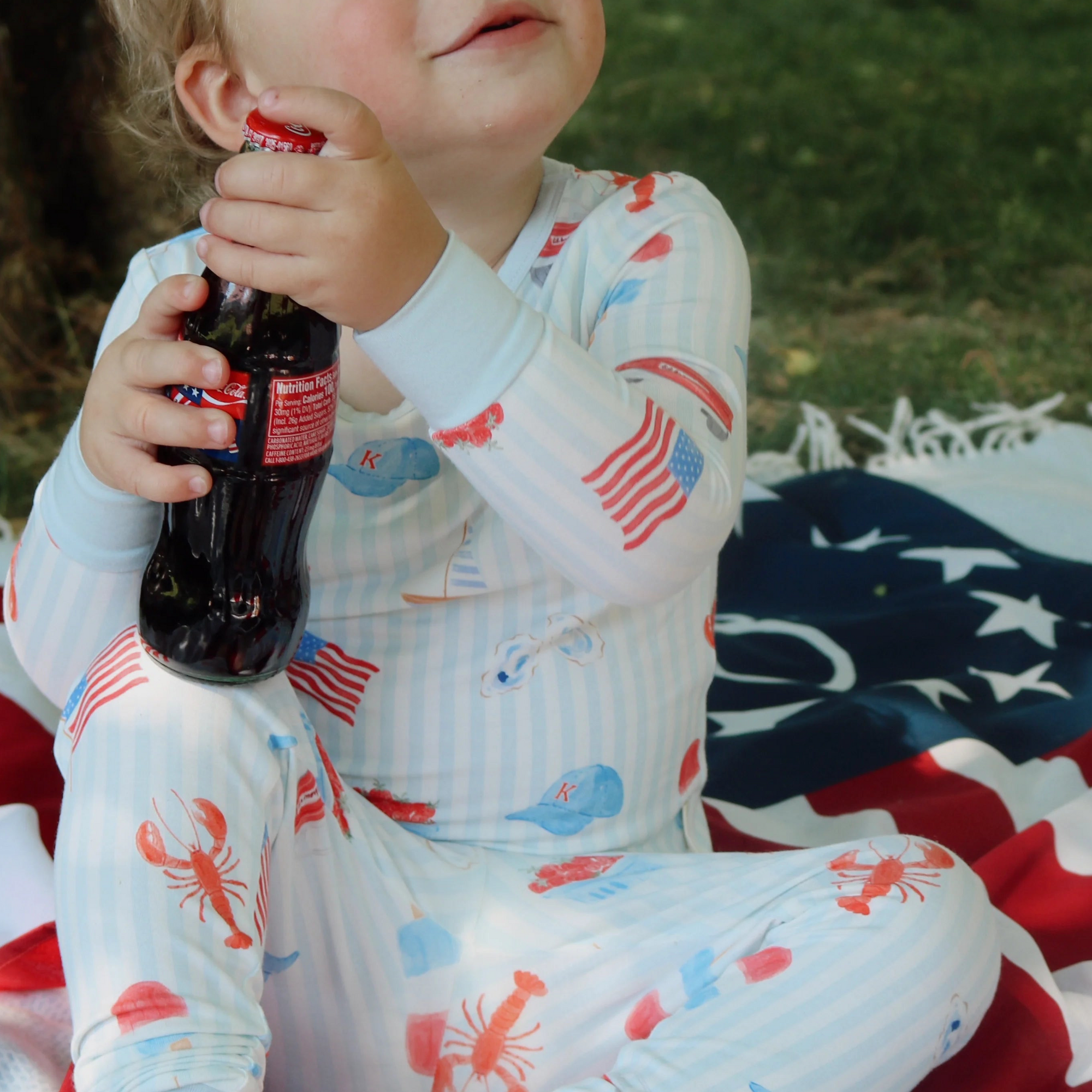 Coastal Americana Pajama Set