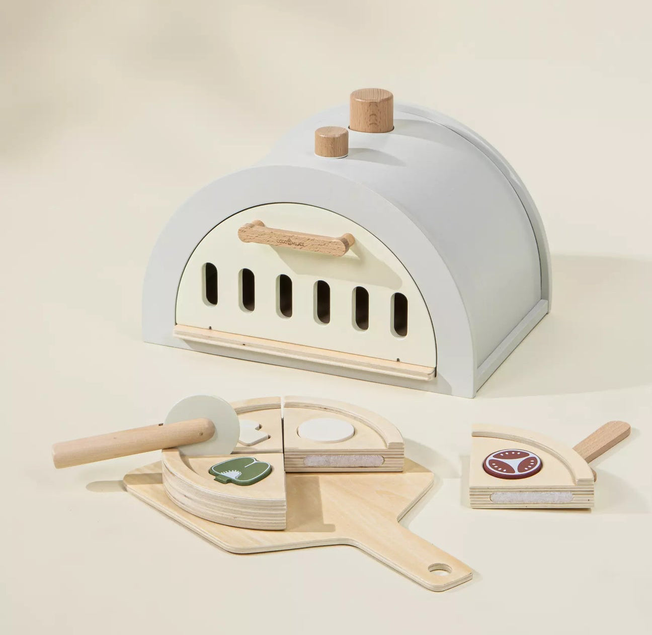 Kids Play Wooden Pizza Oven
