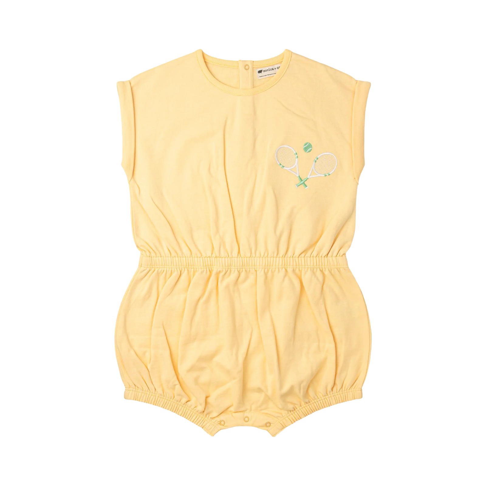 Tennis Time Elastic Waist Romper