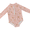 Flower Power Long Sleeve Swimsuit