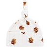 Teddy Bear Pointelle Beanie baby hat