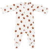 Teddy Bear Pointelle 2-Way Zip Footie detail view