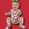 Haulin’ Hearts Pajama Romper