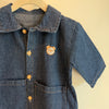 Bear Cub Denim Romper