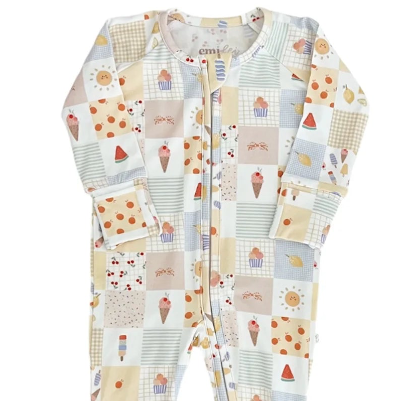 Sweet Treats Convertible Footie Romper