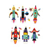 Rocket Ship Magnetic Kid’s Travel Set
