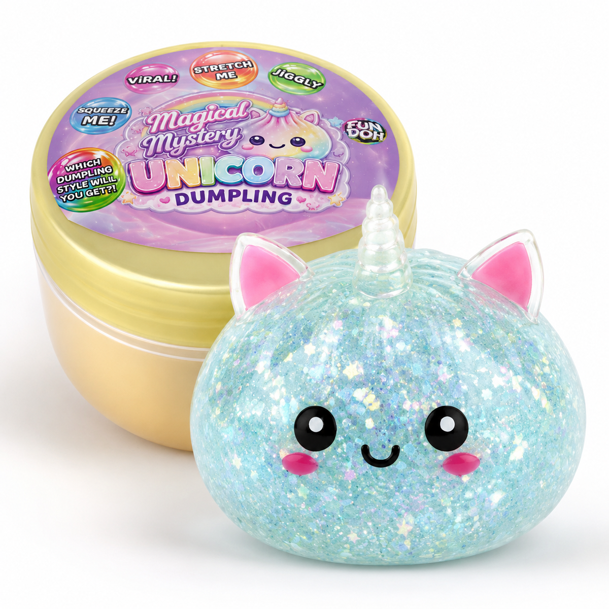 Unicorn Mystery Dumpling Squishy Toy