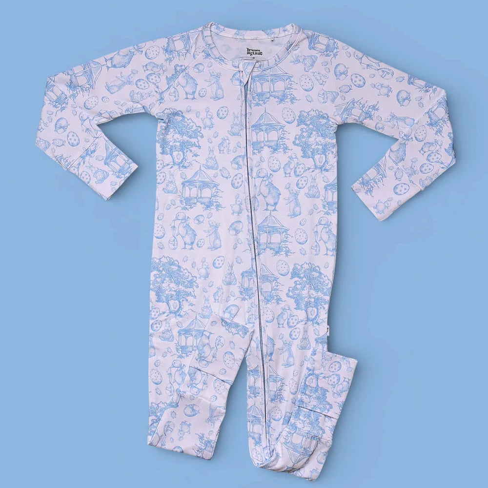 Bluebell Easter Toile Romper