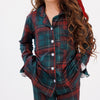 Holiday Heritage Plaid Kids' Ruffle Flare Set detail