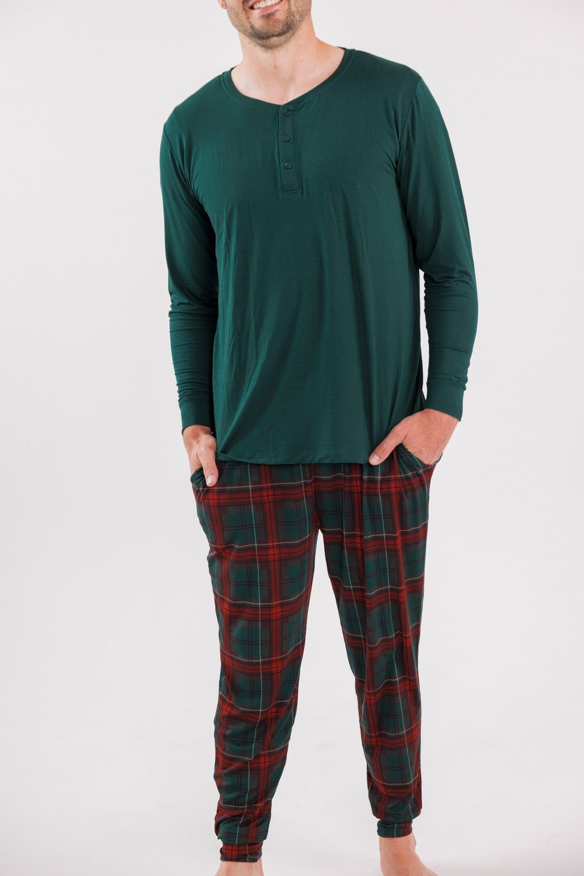 Holiday Heritage Plaid Men's Top