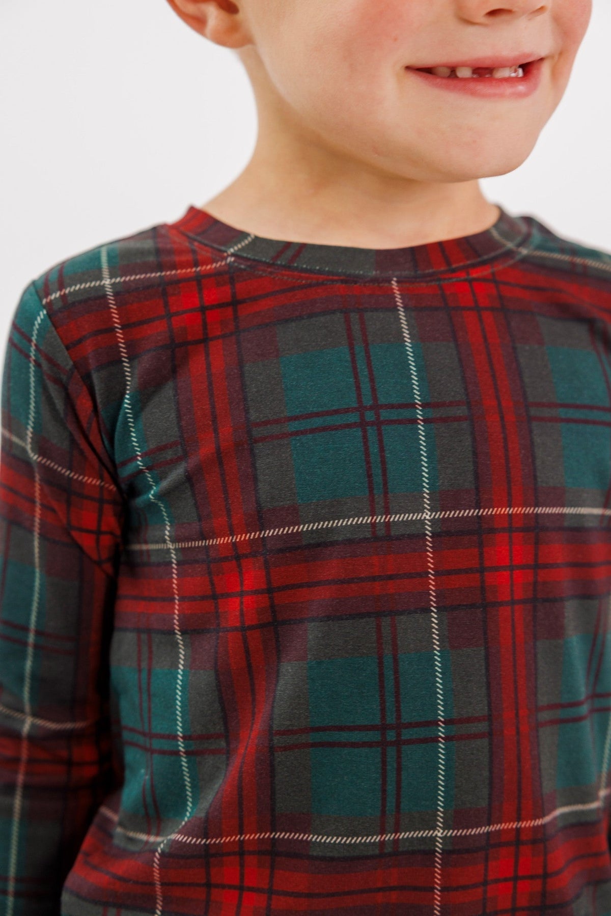 Holiday Heritage Plaid Two Piece Set on model