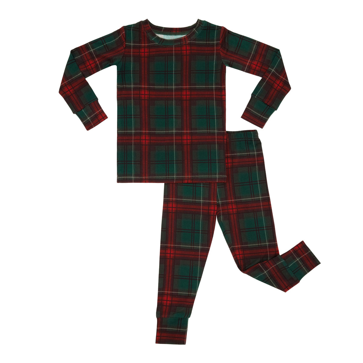 Holiday Heritage Plaid Two Piece Set flat lay