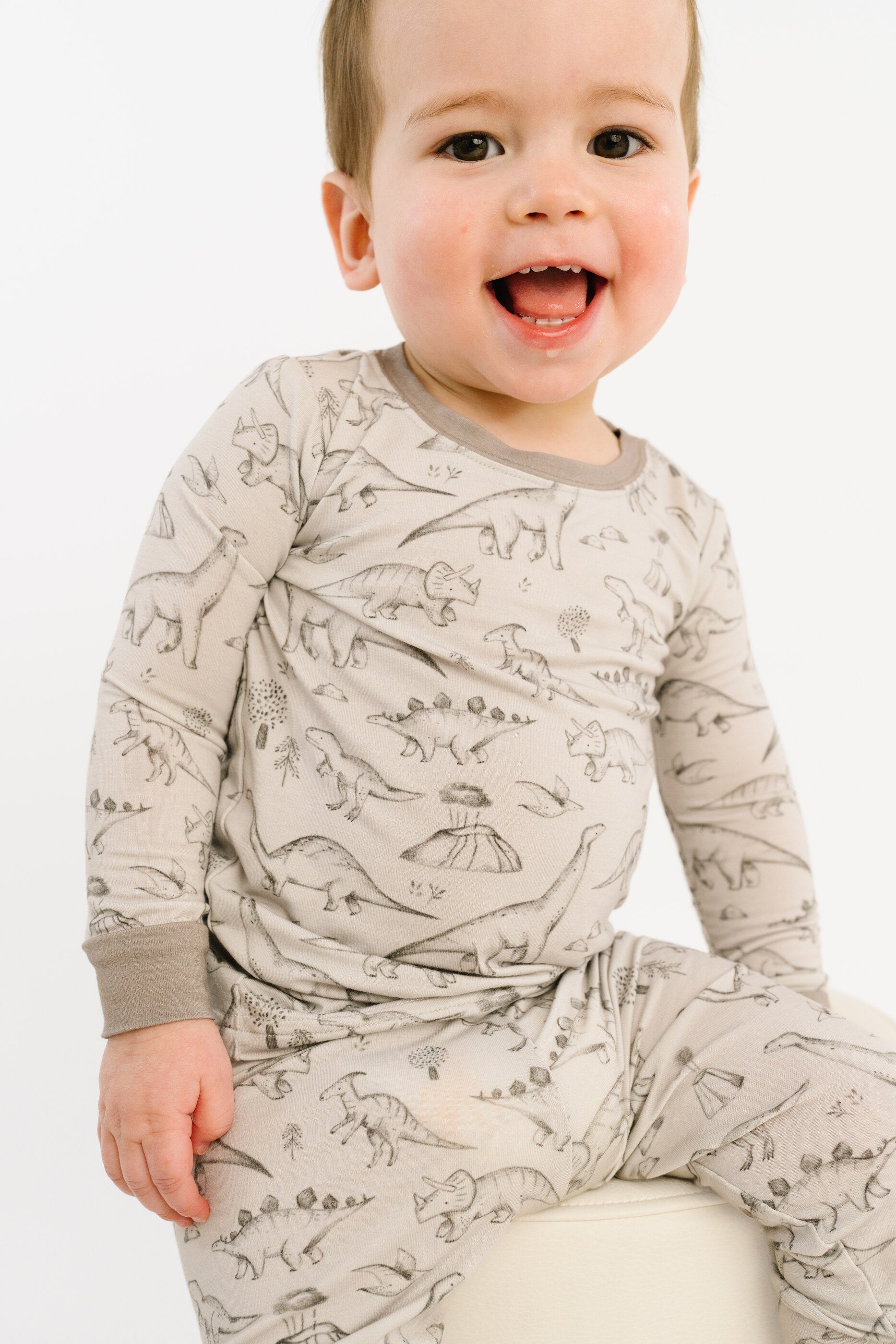 Dino Doodles Bamboo Set flat lay