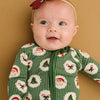 Holiday Heirloom Bamboo Sleeper flat lay