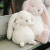 Tiny 8 inch Nibble Bunny Cream lifestyle photo