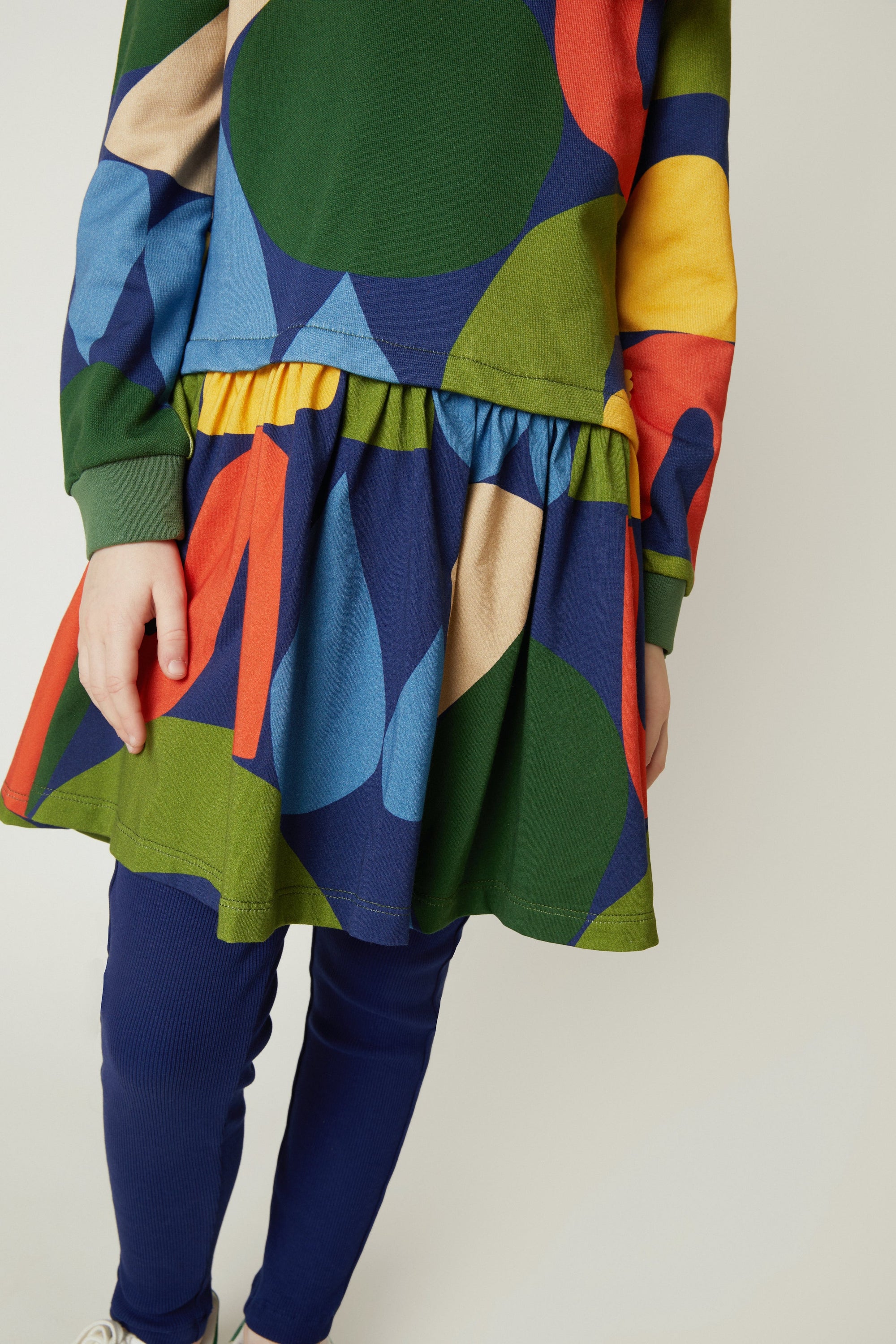 Fall Shapes Dress detail view