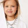 Elsa Spinning Snowflake Necklace