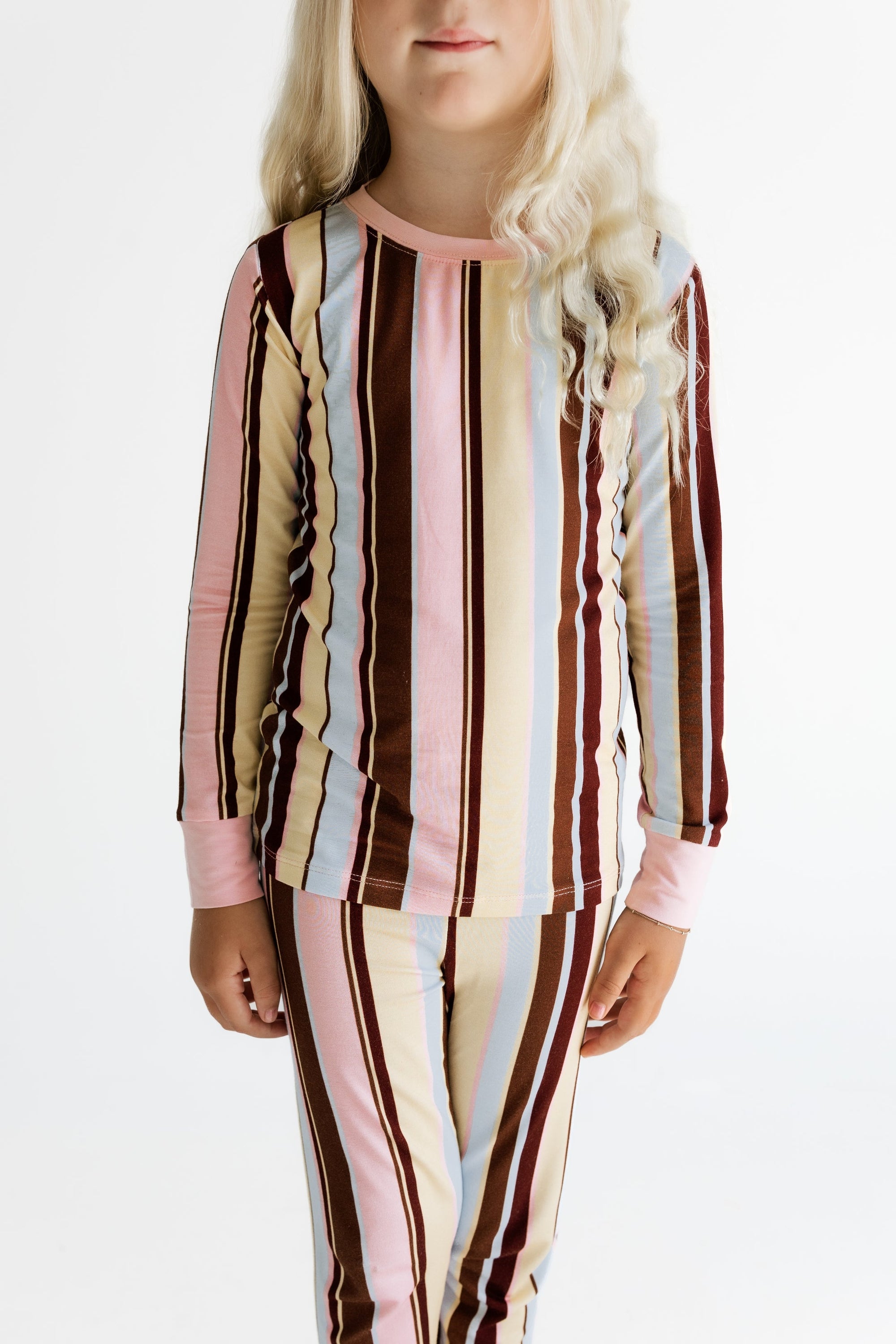 Capri Stripe Two Piece Set detail view