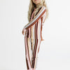 Capri Stripe Two Piece Set trim detail