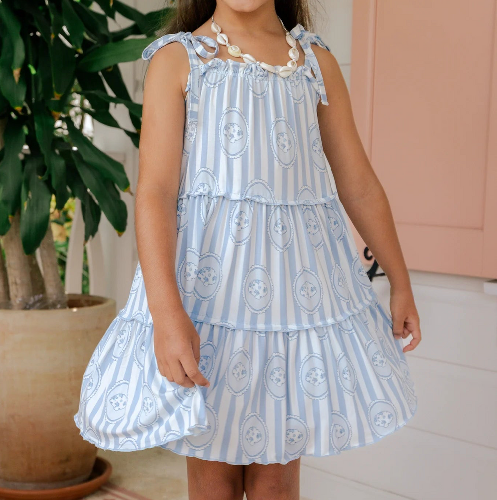 Floral Seashell Twirl Dress