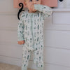 Green Surfs Up Zipper Romper