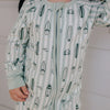 Green Surfs Up Zipper Romper