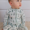 Green Surfs Up Zipper Romper