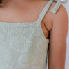 Seashell Terry Dress - Green