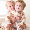 Gingham Little Boo Bear Zipper Romper