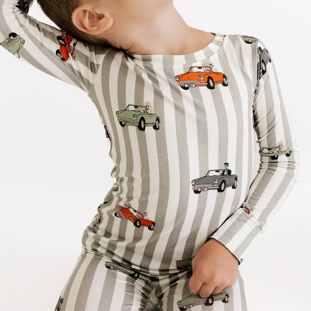 Spooky Little Riders Set kids Halloween pajamas