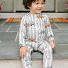 Spooky Little Riders Zipper Romper