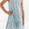 Sea Blue Polka Dot Dress