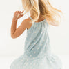 Sea Blue Polka Dot Dress