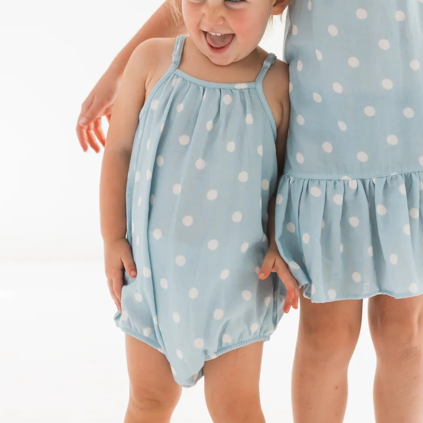 Sea Blue Romper