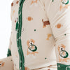 Varsity Pups Zipper Romper baby lifestyle photo