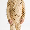 Yellow and Brown Polka Dot Two Piece Set detail view
